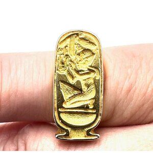 Vintage 1976 Metropolitan Museum of Art King Tut Exhibit Ring Size 5